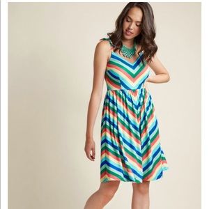 My Sunday Zest Aline Dress in Paradise Small